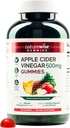 NatureWise Apple Cider Vinegar Gummies - 2 + 비타민 B12 당 1000mg ACV - Pectin는, 글루텐 자유로운, 비 GMO를 - 180 조사 [1000mg를 위한 90 일 공급 또는 500mg를 위한 6 달 공급]