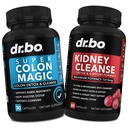 Colon Cleanser Detox & Kidney Cleanse - 15 Day Colon Cleanse 알약 Probiotic & Kidney Detox Support Supplement Cranberry - Intestinal Stomach Bloating Gut & Kidneys를위한 Bowel 운동 보충제