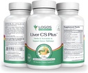 Logo Nutritionals-Liver CS Plus-60 강력한 Liver Detox Formula Veggie Caps-Increasing Glutathione 및 낮은 산화 스트레스.