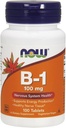 NOW 비타민 B-1 (시민) 100mg, 100 정제 (포장 4)