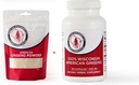 Dairyland American Ginseng Powder 4 oz 및 캡슐 75 ct Pack of Wisconsin Ginseng – 농부에서 소비자 西洋参