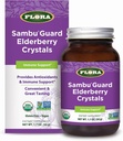 Flora - SambuGuard Elderberry Crystals는 Antioxidants & Immune Support, Strengthen Immunity, Detox Body, Boost Energy, 1.7-oz를 제공합니다. 분말 분말