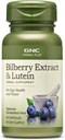 GNC 초본 플러스 Bilberry 추출물과 Lutein 보충교재, 채식주의자, 지원 눈 및 시각 건강, 60의 서빙