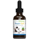 고양이를위한 애완 동물 웰빙 Respir-Gold - 건강한 호흡, 열기 기도, 호흡 지원, 검정 Cumin, Horehound, Grindelia - 수의식 공식 초본 보충 2 fl oz (59 ml)