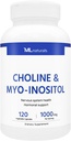 ML Naturals Choline & Myo-Inositol 120 야채 캡슐, NSF 인증 및 cGMP 준수