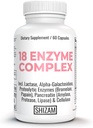 IBS Postbiotics 소화 효소 w Lactose 알파 Galactosidase Pancreatic Amylase Lipase Protease Cellulase Bromelain Papain | 캡슐 알약 | Diarrhea 변비 완화 보충교재