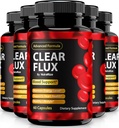 (5 팩) 명확한 유출 알약, 공식 ClearFlux 캡슐, All-Natural 지원, 안정되어 있는 수준 & 건강한 순환, 자연적인 명확한 유출 건강 검토 (300의 캡슐)를 유지하기 위하여 우수한 지원