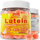 설탕 자유로운 Lutein Zeaxanthin 보충교재 Gummies (25mg) 비타민 A, C, E, Bilberry, Astaxanthin - 더 나은 흡수를 위한 코코넛 기름 - 성인 & 청소년 시각 건강, 눈 스트레인, 건조한 눈 - 채식주의자, 60Cts