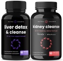 NutraChamps Liver Cleanse 캡슐과 Kidney Cleanse 캡슐 2 팩 번들