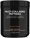 Codeage 다 교원질 펩티드 + Probiotics 검정 판, 비타민 C, Hyaluronic 산 분말 보충교재, 잔디 먹기, 풀 찢기, 가수분해해해, 제비, 유형 I, II, III, V & X, Unflavored, 21oz