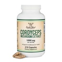 Cordyceps 캡슐 (Cordyceps Sinensis 버섯 추출물) 210 조사, 3.5 달 공급, 1,000MG ( 알파와 beta 포도당을 가진 7% 다당류) 두 배 나무에 의하여 전형후 지원