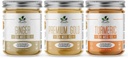 Plant based Jeff Organic Sea Moss Gel Bundle with Turmeric, Ginger, Plain, 3x16 oz. Natural Wildcrafted Superfood, Immune Defense 및 Digestive Support, Non-GMO, Vegan 및 Keto