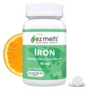 EZ 녹슬지 않는 철 보충교재 18 mg, 설탕 자유로운, 3 달 공급 - 90의 조사 (1의 포장)
