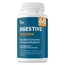 Amylase, Bromelain, Lipase, Lactase, Protease, Papain 및 더 많은 것을 가진 Tobias 소화 효소, Digestion 보충교재 및 Gut 건강, 60의 캡슐, 30의 서빙