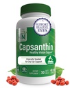 Health Thru Nutrition Capsanthin 40mg - Ultimate Eye Supplement | CapsiClear의 건강한 Vision Support & Blue Light Protection 건식 눈 구호 | 30 팩
