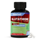 Glutathione 보충교재 1000mg 산화 방지제 보충교재 - Immune 지원, 피부 Brightening & Liver Detox를 위한 우수한 Vegan 공식 - Allergen 자유로운, 비 GMO의 효과적인 웰니스 부스트 (60의 캡슐)