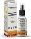 Liposomal 액체 비타민 D3-5000IU 스프레이 | 2 개월 공급 | 1 fl oz | Non-GMO | Sugar Free| 글루텐 프리 | 여행 친화적 인 | Bone Health, 면역 체계 및 건강한 계류 지원