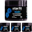STARFIT - Nicotinamide D-Riboside, NAD + 지원을위한 니코틴 아미드 Riboside 수준, 초점 및 에너지 보충교재, 대사 지원 Nicotinamide Riboside NAD 보충교재, 360의 캡슐