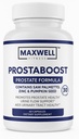 Men Boost Men's Prostate Support with Saw Palmetto, 아연, 셀레늄 및 19 허브 - Urinary Flow & Bladder Control Formula, 60 Veggie Caps