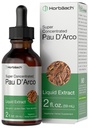 Horbaach PAU D Arco Bark Tincture | 2 fl oz | Tabebuia Avellanedae 허브 추출물 | 낮은 알코올 액체 드롭 | 채식주의, 비 GMO 및 글루텐 무료 초본 보충