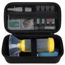 Asthma Inhaler, Inhaler Spacer for Kids and Adults, Masks, Inhaler Holder Asthma Travel Organize Bag, Pocket Fit Allergy Meds, Ventolin Inhaler, Black (Case Only) 용 Elonbo 휴대용 케이스