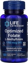 수명 연장 최적화 Folate L-Methylfolate 1000 mcg 채식 정제 2 팩