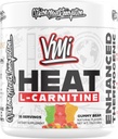 열 L 카르니틴 분말 강화 열성기성 | 1500 mg L 카르니틴 | 최대 흡수 포뮬러 | 남자와 여자를 위한 중대한 맛 | 30 인분 (30 인분, 거미 곰)
