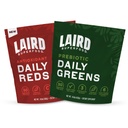 Laird Superfood Reds & Greens 번들, Prebiotic Daily Greens 및 Antioxident Daily Reds 파우더, 14.8oz