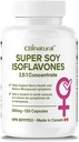 콩 Isoflavones 2.5 : 1 추출물 500mg (1250mg Equivalent), 여성 복지 지원, 120 Vegan 캡슐, 4 월 공급, 비 GMO, 글루텐 무료