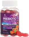 성인을 위한 섬유 Gummies, 매일 4g 거미 섬유 보충교재, Prebiotic 거미 소화기 건강 지원 - 식물에 의하여 근거한 가용 섬유 Chews, Prebiotics 지원 정규성 & 소화 비 GMO - 60 Gummies