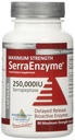 Serra Enzyme Serrapeptase 보충교재 - 명확한 덩굴 및 Sinuses, Proteolytic, 소화 Cleanse | 250,000 IU - 최대 힘 | 90 캡슐