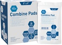 MED PRIDE Nonstick Sterile Abd Combine 패드 5x9 추가 흡수성 외과 드레싱 무거운 누설 (40 조사)
