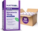 Natrol 고급 수면 Melatonin 10mg, 수면을위한 다이어트 보충, 시간 릴리스 Melatonin 정제, 30 시간 릴리즈 정제, 30 일 공급 (12 팩)