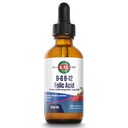 KAL 비타민 B-6 B-12 Folic 산 DropIns의 액체 비타민 B 보충교재 하락, 심장 건강, 에너지, 메틸 B12와 메틸 Folate, 자연적인 혼합 베리 풍미, 59의 서빙, 2oz를 가진 빨간 혈액 세포 지원