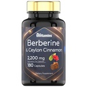 크레용 크린 (Ceylon Cinnamon)이있는 Berberine : 캡슐 당 2200mg - 180 캡슐 | Cardiovasular & Circulatory System Health *에 대한 천연 Berberine 보충 | 6 개월 공급 | 미국에서 제작!