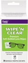 Flents 렌즈 닦음, 닦음 'N 공간, 20 조사, 사전 운동화, Streak-Free, 유리, 안티 - 파그, 젠틀 청소, 명확한 비전, 개별적으로 여행 및 편의성에 대 한 포장, 미국에서 만든