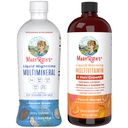 MaryRuth 's Nighttime Multimineral (Coconut, 32oz) & Multivitamin Liquid + Hair growth (Peach Mango, 30oz) | Clean Label Project Verified® | Bedtime Routine & Beauty | 슈가프리, 비건, 글루텐 프리