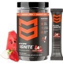 MTN OPS Ignite Trail Packs 에너지 음료 분말, 글루텐 자유로운 Nootropic 보충교재 음료 혼합, L 아르기닌, L Citrulline, 카페인 & Nootropic 설탕 자유로운 음료 혼합, 20의 서빙, 호랑이의 혈액