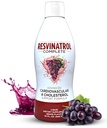 – 32 Fl. Oz. 고급 액체 심장 혈관 & 콜레스테롤 지원 공식 – 액체 Resveratrol 보충교재는 건강한 시효, 심장 건강 & 에너지 수준을 승진시킵니다
