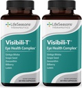 Visibili-T - 아이 건강 & 비전 지원을위한 비타민 보충 - 당근 뿌리, Chromium, Bilberry, Ginkgo Biloba, 포도 씨앗 추출물, Lycopene, 비타민 A, Lutein & Zeaxanthin - 60 캡슐 (팩 2)