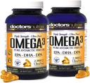 (포장 2) 야생 오메가 3 물고기 기름 DPA 보충교재 2,900 밀리그램, EPA-DPA-DHA, SoftGels