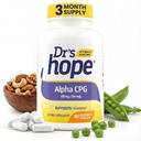 알파 GPC 500mg, 알파 GPC 보충교재 - 지원 기억과 Cognitive 기능 - 미국에서 만드는 180의 Veggie 캡슐