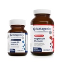 Metagenics 에센셜 웰니스 듀오 : D3 5,000 + K - 면역 지원, 뼈와 심장 건강 - 60 Softgels & 근육과 신경 시스템 지원을위한 고 흡수성 마그네슘 글리세라이드 - 120 정제