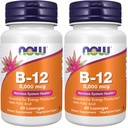 지금 보충 교재, 비타민 B-12 5,000 mcg, Folic 산과 더불어, Nervous 체계 건강*, 60 Lozenges (2의 포장)