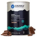 Gnarly Nutrition Vegan Plant Protein - 초콜릿 채식 단백질 분말, NSF 스포츠 인증 - 식사 교체, 일일 영양 부스트 - Lactose 무료 분말 - 초콜릿, 28.2 oz
