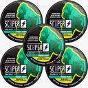 Scooper Energy Fresh Mint | Extra Strong 80mg 카페인 | 에너지 파우치 슈가프리 | 5 팩 (12 개 / 캔)