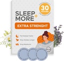 성인을위한 수면 패치 여분의 강도 - GABA, 마그네슘 및 Valerian 루트가있는 5 mg 멜라토닌 패치 - Insomnia, Relaxation & Reduce Fatigue - Sleep Aid Slow Release - 30 패치