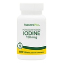 NaturesPlus 칼륨 Iodide - 150 mcg, 100 Vegan 정제 - Thyroid 지원 보충교재, 지원 호흡 건강 - 채식주의, 글루텐 무료 - 100 서빙