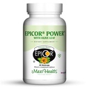 Maxi Health의 Epicor 힘: 올리브 잎 추출물을 가진 EpiCor - 가공된 맥주의 효모 - 60의 채식 캡슐 - Kosher