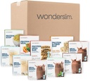 Wonderslim 2 Week 체중 감량 식사 키트 - 70 체중 감량을위한 다이어트 식품을 준비하고, 남성 및 여성을위한 예비 식사 및 간식, Long-Term Success를위한 내장 구조